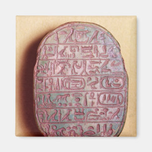 Basis van een huwelijkssjaal van Amenhotep III Magneet