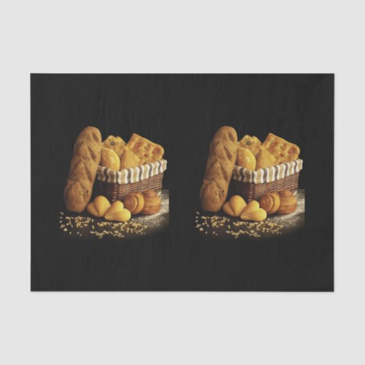 BASIS VAN HET BREAD-/ZWARTE-ACHTERGRONDWEEFSELPAPI TISSUEPAPIER (Voorkant)