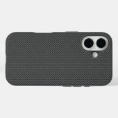 basis van zwarte koolstofvezel Case-Mate iPhone case (Achterkant (horizontaal))