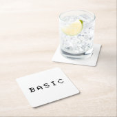 BASIS VIERKANTE KARTONNEN ONDERZETTER (Insitu)