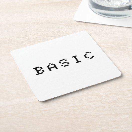 BASIS VIERKANTE KARTONNEN ONDERZETTER (Schuin)