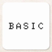 BASIS VIERKANTE KARTONNEN ONDERZETTER (Voorkant)