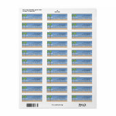 Basis Vista Return-adreslabels Etiket (Full Sheet)