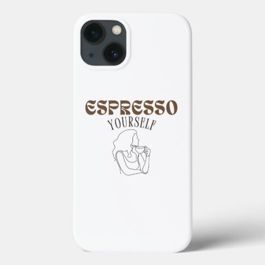 Basis witte iPhone 13 hoesje (Achterkant)