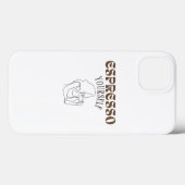 Basis witte iPhone 13 hoesje (Achterkant (horizontaal))