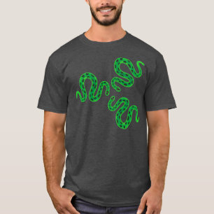 Basis zeker een slang persoonlijkheid groene slang t-shirt