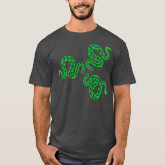 Basis zeker een slang persoonlijkheid groene slang t-shirt
