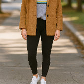 Basis Zwarte Leggings van gemiddelde dikte