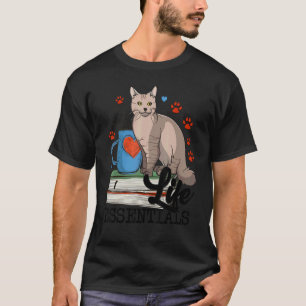 Basisboeken en kattenboekjes t-shirt