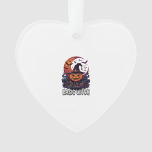 Basische Heksen Halloween Pompoen Sikkelvormige Ma Ornament