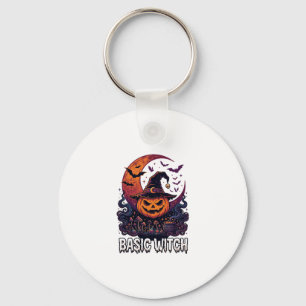 Basische Heksen Halloween Pompoen Sikkelvormige Ma Sleutelhanger