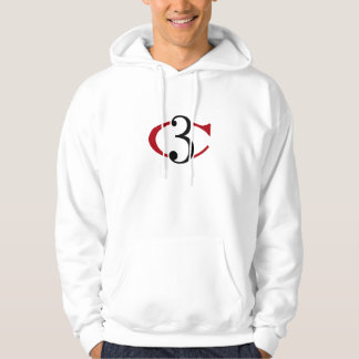 Basisgestreken overhemd met C3-Logo Hoodie