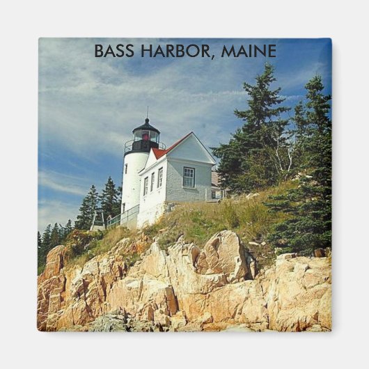 BASISHARBOR, MAINE MAGNEET (Voorkant)