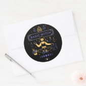 Basisheksen - Camille Chew Ronde Sticker (Envelop)
