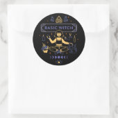 Basisheksen - Camille Chew Ronde Sticker (Tas)