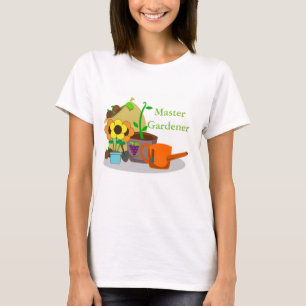 Basisherenoverhemd voor tuinman t-shirt