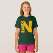 Basisherten groen bos Design NOEL T-shirt (Voorkant volledig)