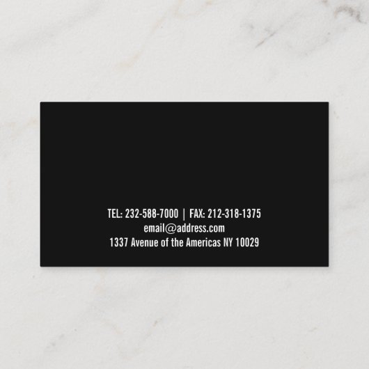 Basisinfo-pictogrammen en qr-Visitekaartje Visitekaartje (Achterkant)