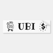 Basisinkomen voor allen bumpersticker (Voorkant)