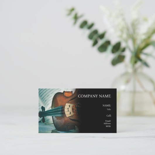 BASISINTRUMENT VAN HET VISITEKAARTJE VAN DE SJABLO (Staand voorkant)