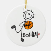 Basiskeuzelijst Basketball T-shirts en cadeautjes Keramisch Ornament (Voorkant)