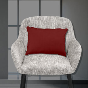 Basiskleur Donkerrood Bourgondië Effen Kleur 11x16 Accent Kussen