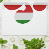 Basiskruis met meerdere kleuren theedoek (Gevouwen)