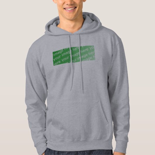 Basismodel + ontwerp hoodie (Voorkant)