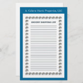 Basisnotitie Pad - Ontwerp 2 Briefpapier (Voorkant / Achterkant)