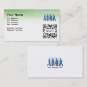 Basisonderwijs voor visitekaartjes (Voorkant / Achterkant)