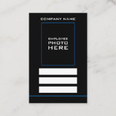 Basisontwerp, foto-ID-kaarten Visitekaartje (Voorkant)