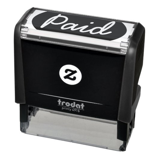 Basisrubberen stempel "Betaald" (Product)