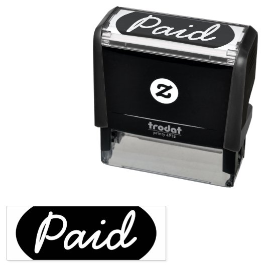 Basisrubberen stempel "Betaald" (In situ)