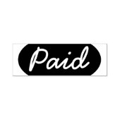 Basisrubberen stempel "Betaald" (Design)