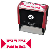 Basisrubberen stempel "volledig betaald" (In situ)