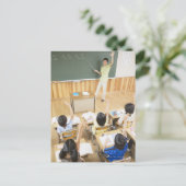 basisschool briefkaart (Staand voorkant)