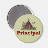 Basisschool hoofdmagneet magneet (Voorkant / Achterkant)