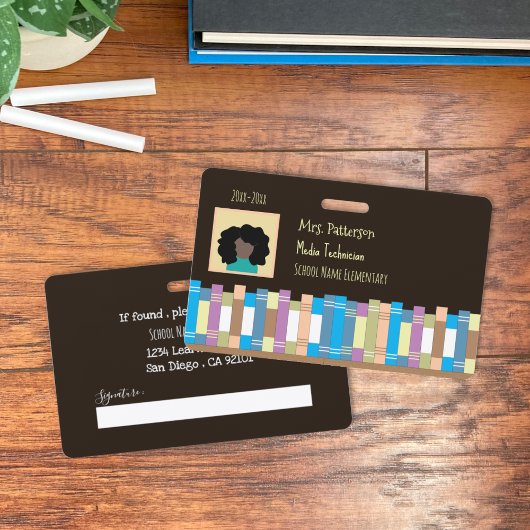 Basisschool personeel Foto ID werknemer badge