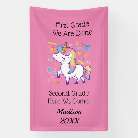 Basisschool voor kleuteronderwijs spandoek (Verticaal)