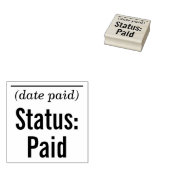 Basisstatus: betaald Rubberstempel Rubberstempel (Gestempeld)