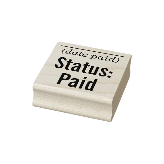 Basisstatus: betaald Rubberstempel Rubberstempel (Stempel)