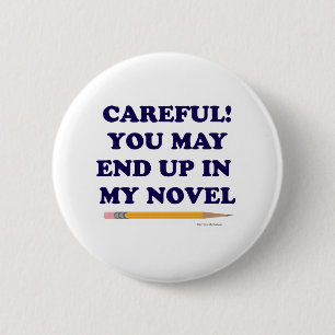 Basisstijl zorgvuldig bekijken ronde button 5,7 cm