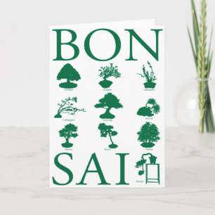 Basisstijlen van Bonsai-boom Kaart