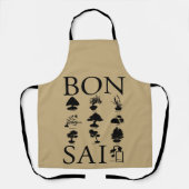 Basisstijlen van Bonsai-boom Schort (Voorkant)