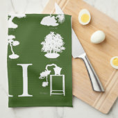 Basisstijlen van Bonsai-boom Theedoek (Quarter Fold)