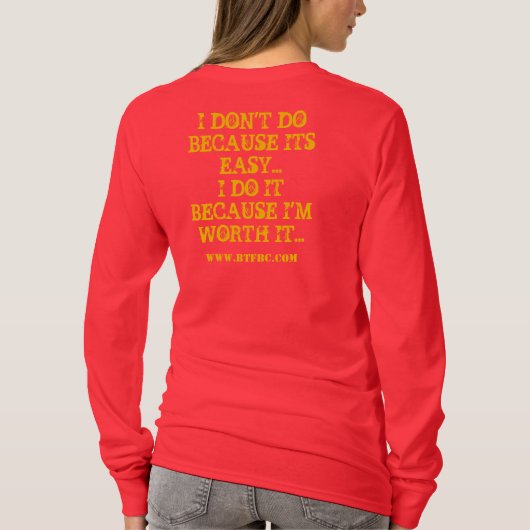 Basistrainingsfitness - Opstartkamp T-shirt (Achterkant)