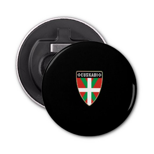 Baskenland Euskadi Button Flesopener (Voorkant)