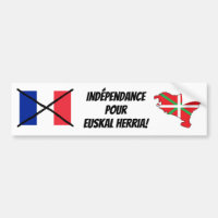 Baskenland Onafhankelijkheid Bumpersticker 2