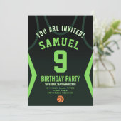 Basket-ball 9 Invitation d'anniversaire (Debout devant)