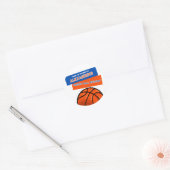 Basket-ball Anniversaire Bash Sticker (Enveloppe)